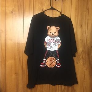 A men's graphic tshirt